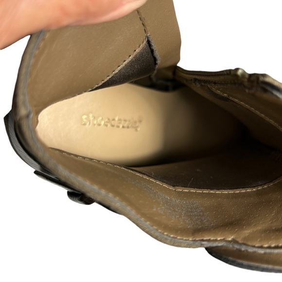 Shoe Dazzle Suede Heeled Booties Womans 8 - Picture 12 of 13